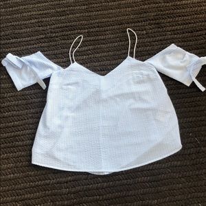 Urban Outfitters blue and white stripped top